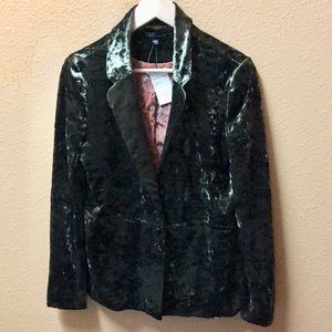 Sanctuary Hunter Green Velvet Size Large NWT